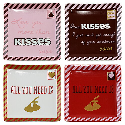 ハーシーズ （HERSHEY’S） スクエア ディッシュ スウィート ノーツ 4枚入 Gift Boxセット HE-ATN-DS-16029のサムネイル