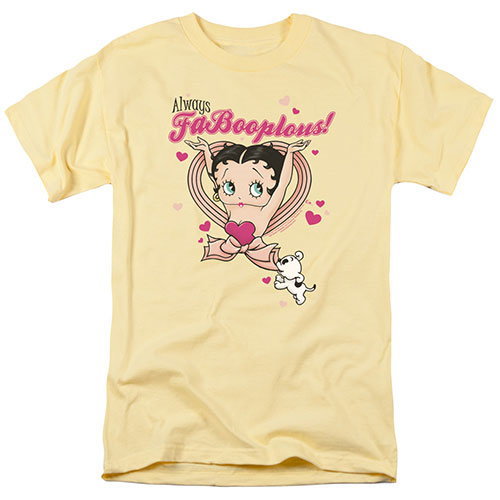ベティー ブープ （Betty Boop） Tシャツ FaBooplous バナナ アダルト サイズ BB-TV-AT-BB597