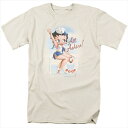 ベティー ブープ（Betty Boop） Tシャツ ALL ASHORE クリーム アダルト サイズ BBTV630AT