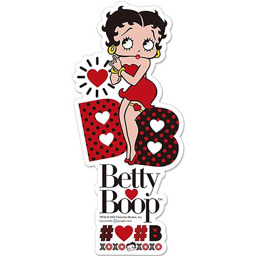 ベティー ブープ （Betty Boop）ラージ サイズ ダイカット ステッカー 24.0cm BB-ST-003C