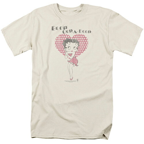 ベティー ブープ （Betty Boop） Tシャツ CLASSICALLY BOOPED クリーム アダルト サイズ BB-TV-AT-BB657