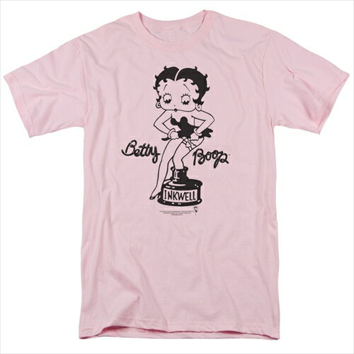 楽天Sweetwater american martベティー ブープ （Betty Boop） Tシャツ INKWELL ピンク アダルト サイズ BB-TV-AT-BB671