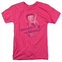楽天Sweetwater american martベティー ブープ （Betty Boop） Tシャツ KISSABLE HUGGABLE ホットピンク アダルト サイズ BB-TV-AT-BB693