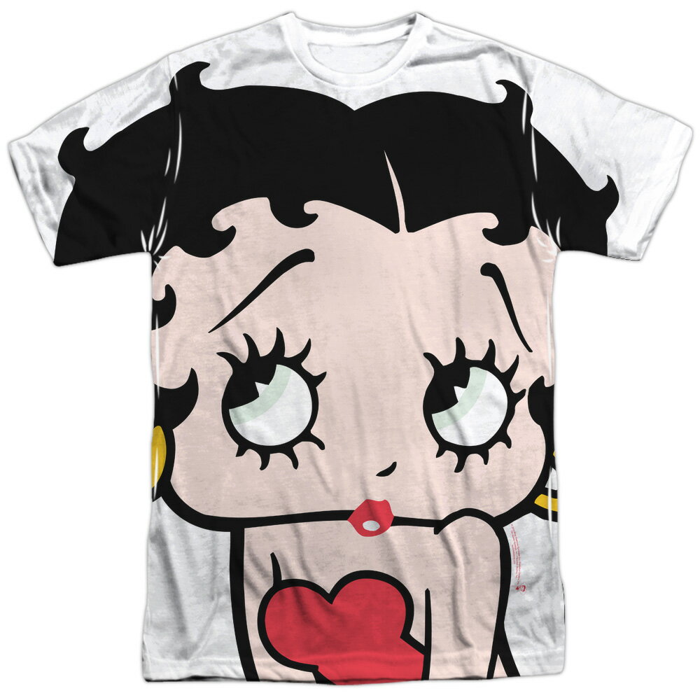 ベティー ブープ （Betty Boop） Tシャツ Boop BIG BOOP HEAD アダルト サイズ BB-TV-ATPP-BB785