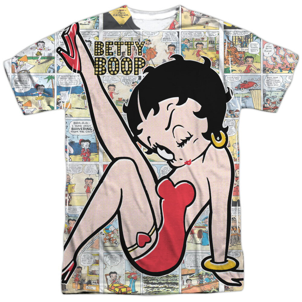 ベティー ブープ （Betty Boop） Tシャツ VINTAGE STRIPS アダルト サイズ BB-TV-ATPP-BB787