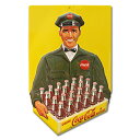 COCA-COLA エンボス ティン サイン Coke Delivery Man Die Cut CC-DE-AR2180171