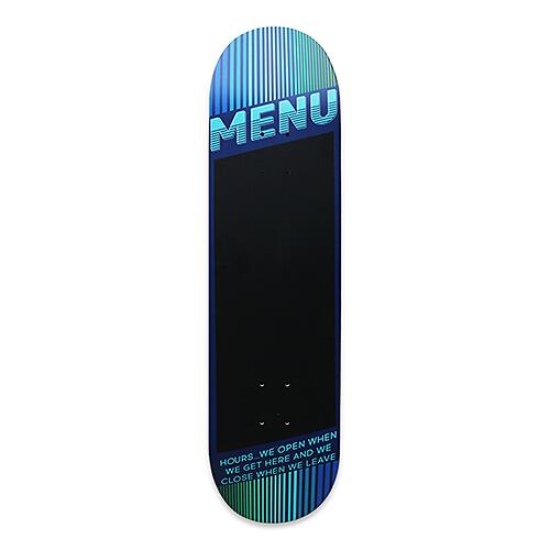 スケートボード チョークボード メニュー WOOD SKATE BLUE CA-CM-519304