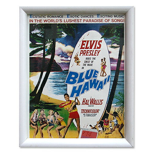 ウォール　フレーム　ELVIS PRESLEY BLUE HAWAII