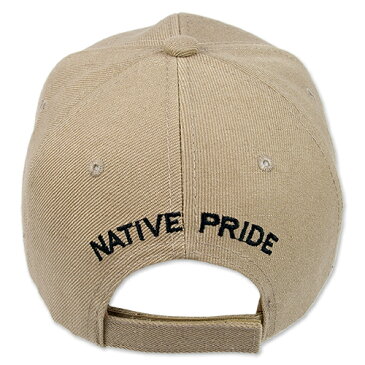キャップ NATIVE PRIDE SKULL カーキ AW-VM291KH