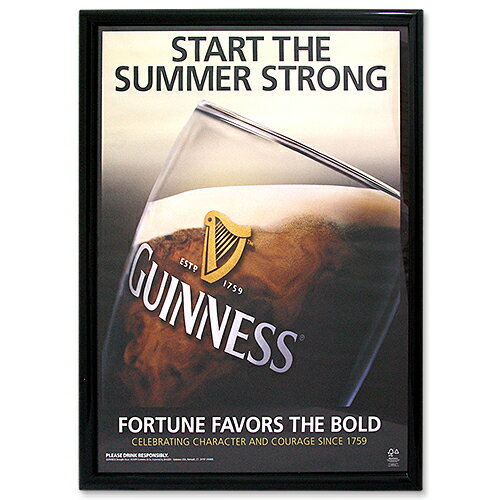 アンティーク ウォール フレーム GUINNESS START THE SUMMER STRONG