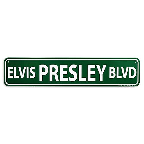 エルヴィス・プレスリー ストリート サイン ELVIS PRESLEY BLVD EP-MSP-SS-E8933