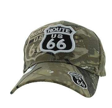 RT 66 キャップ ROAD SHIELD 66-AC-CP-023CAMO カモ RT 66 キャップ ROAD SHIELD 66-AC-CP-023CAMO カモ