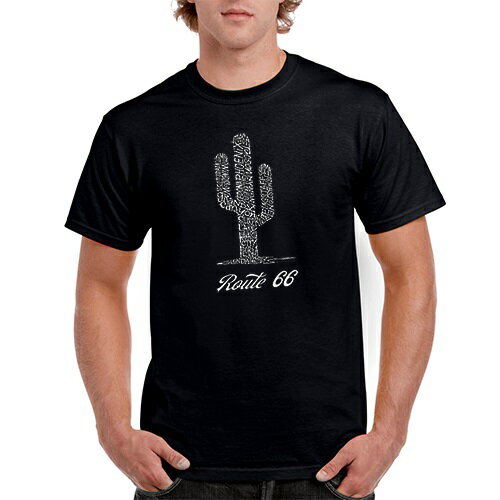 RT 66 (ルート 66) Tシャツ Arizona Cactus 66-LA-TS-CACT-BK