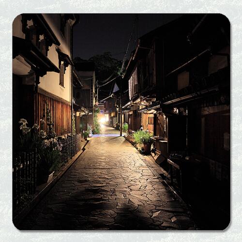 【SAKEマット&reg;】　TOMONOURA 鞆の浦の街並み　酒グッズ　吸水性があり複数の酒器や冷やしたボトル..