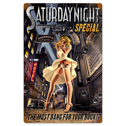スティール サイン (スチール サイン) Greg Hildebrandt Saturday Night Special HB-071 スティール サイン (スチール サイン) Greg Hildebrandt Saturday Night Special HB-071