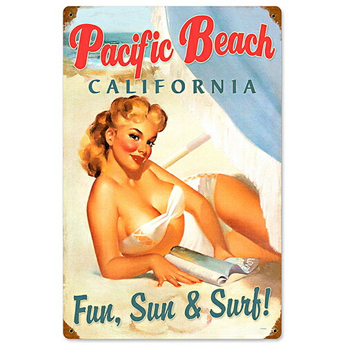 スティール サイン （スチール サイン） Pacific Beach Pinup PTS-060