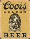 ティン サイン COORS GOLDEN VINTAGE MS1648