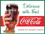 ティン サイン COKE-Delicious with Food MS2384