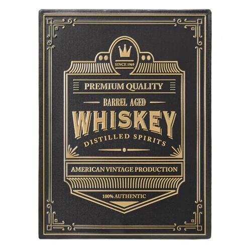 エンボス ティン サイン WHISKEY CA-MS-536296