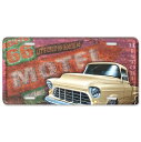 RT 66 (ルート 66) アルミニウム サイン Rt 66 LICENSE PLATE 66-GL-S4L1102
