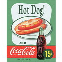 ティン サイン COKE HOT DOG2 CC-DE-MS1048