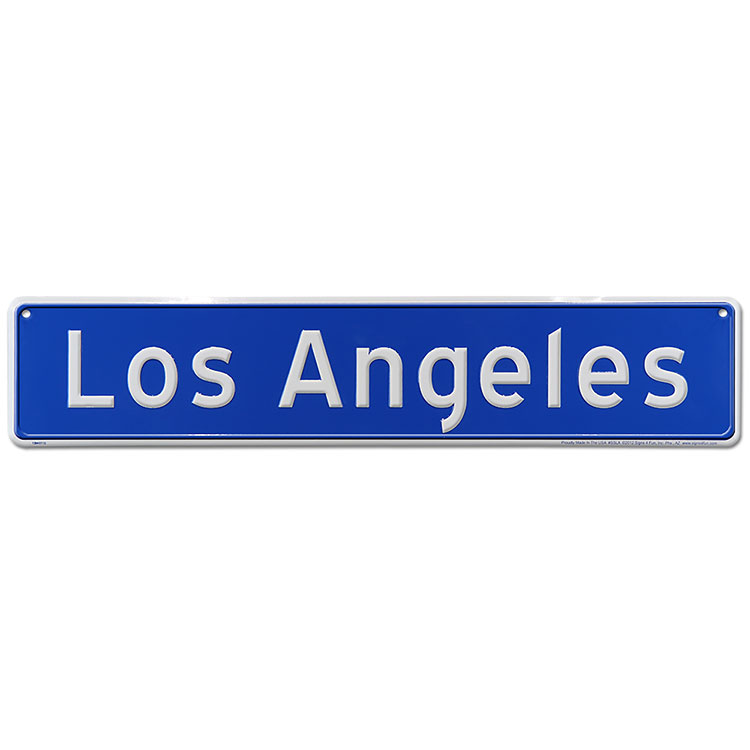 アルミニウム サイン STREET SIGN LOS ANGELES GL-SSLA