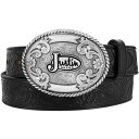 トニーラマ (TONY LAMA) ウエスタンベルト 1-1/2” JUSTIN TROPHY BELT 242BK BLACK