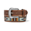 gj[} iTONY LAMAj EGX^xg BRYCE AZTEC BELT TLC14164 BROWN