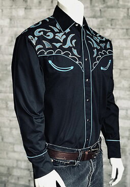ロックマウント （ROCKMOUNT） メンズ ウエスタン シャツ RM6779-BLK BLACK