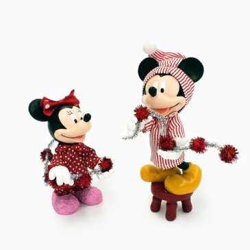 Department 56 フィギュア ミッキー&ミニー ウィズ クリスマスツリー <クリスマス> DIS-TB-4057029