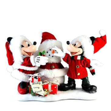 Department 56 フィギュア ミッキー&ミニー スノーマン <クリスマス> DIS-TB-6000684