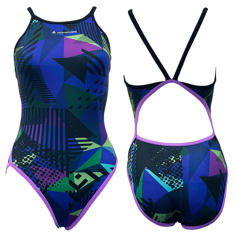 【5/27(火)01:59まで当店ポイント最大28倍!】【10%OFF】アクアスフィア(aquasphere) 女性用 練習用水着 SAVAN レディスワンピース 4483 BLUE
