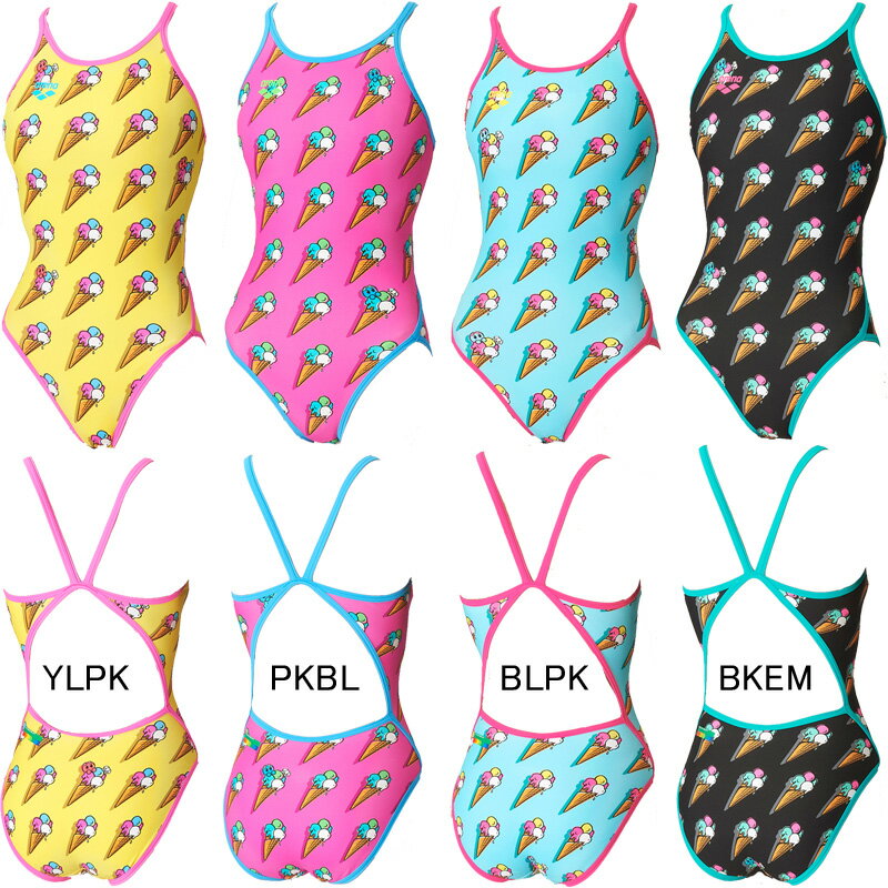 【4/9(水)23:59まで当店ポイント最大30倍!】【28%OFF】アリーナ(ARENA) アリーナくん 女性用 練習用水着 タフスーツウイメンズトレーニングワンピース(オープンバック) AS4FWM14W