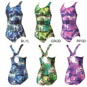 【9/9(火)店内全品ポイント3倍!最大30倍!】【15%OFF】アリーナ(ARENA) WAVES 女性用 フィットネス水着 アクアエクサ ウイメンズフィットネスワンピース(オープンバック・ぴったりパッド) AS5FWF06L