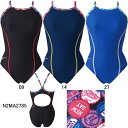 【5/5(月)店内全品ポイント3倍!最大24倍!】【40%OFF】ミズノ(MIZUNO) 女性用 練習用水着 エクサスーツレディースミディアムカット N2MA2...
