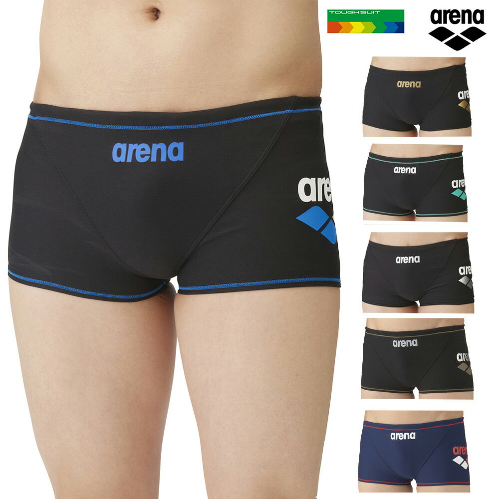 アリーナ 練習用水着 タフスーツ メンズ ショートボックス arena 競泳水着 男性用 TOUGHSUIT トレーニング スパッツ ショートレッグ おしゃれ ...