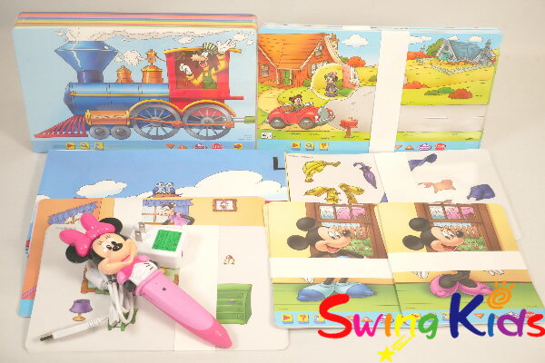 マジックペンセット+マジックペンアドベンチャー クリーニング済 2020年購入 未開封含 DWE ディズニー英語システム ワールドファミリー【20250602723】【中古】