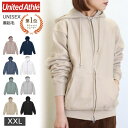 【38%off】新色 XXLユナイテッドアスレ United Athle 12.0オンス 12.0 スウェット ジップ パーカー 裏起毛 長袖 無地 厚手 オー...