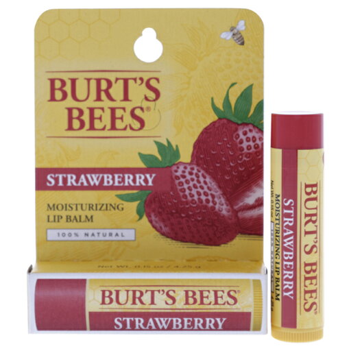 【正規品】【送料無料】 Burts Beesストロベリ` ハイドレ`ティング リップバ`ム4ml 【正規品】【送料無料】 Burts Beesストロベリ` ハイドレ`ティング リップバ`ム4ml
