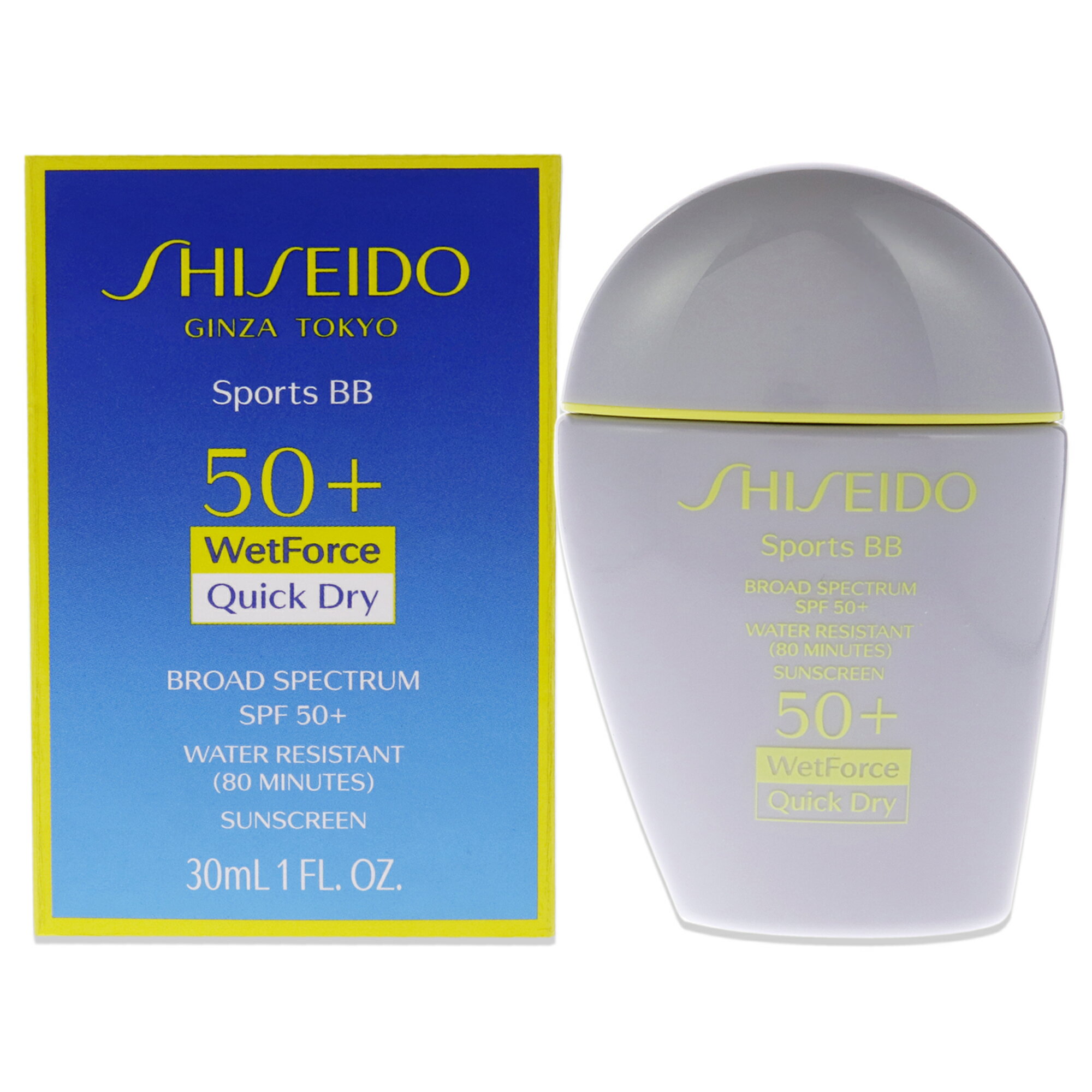 【正規品】【送料無料】資生堂ShiseidoスポーツBB ウェットフォース SPF50 - ライトSunscreen1oz