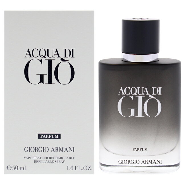 Acqua Di Gio by Giorgio Armani for Men - 1.6 oz Parfum Spray (Refillable)