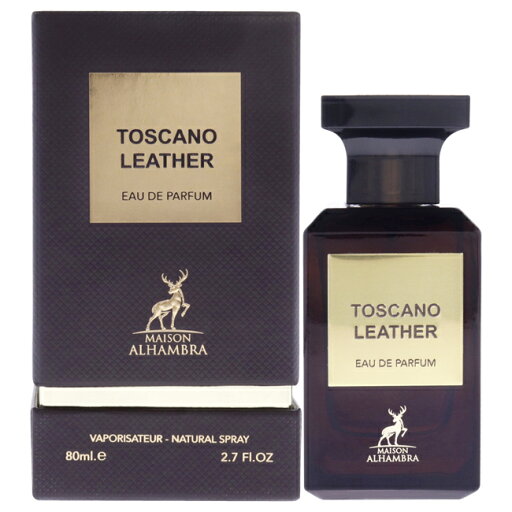 Toscano Leather by Maison Alhambra for Men - 2.7 oz EDP Spray Toscano Leather by Maison Alhambra for Men - 2.7 oz EDP Spray