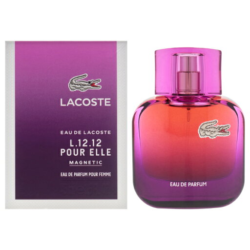 Lacoste Eau De Lacoste L.12.12 Pour Elle Magnetic by Lacoste for Women - 1.5 oz EDP Spray Lacoste Eau De Lacoste L.12.12 Pour Elle Magnetic by Lacoste for Women - 1.5 oz EDP Spray