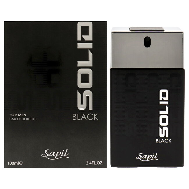 Solid Black by Sapil for Men - 3.4 oz EDT Spray