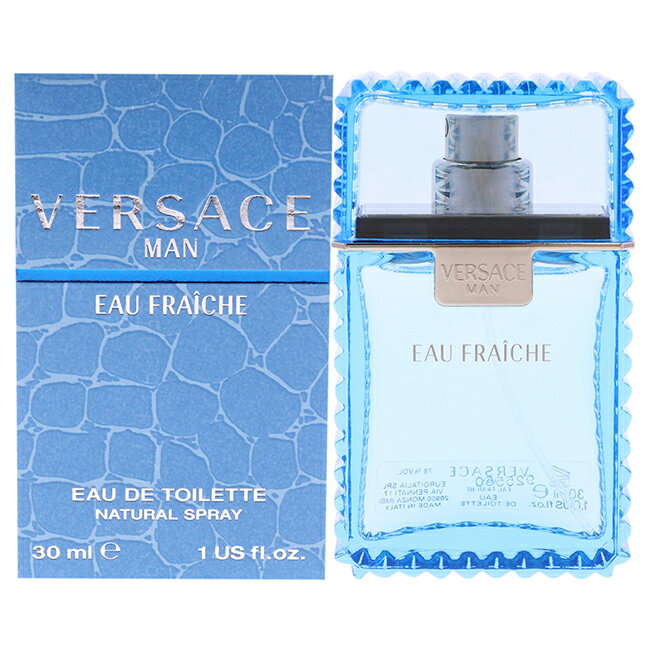 Versace Man Eau Fraiche by Versace for Men - 1 oz EDT Spray - Pack of 2