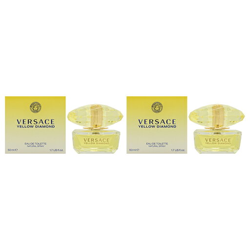 Versace Yellow Diamond by Versace for Women - 1.7 oz EDT Spray - Pack of 2 Versace Yellow Diamond by Versace for Women - 1.7 oz EDT Spray - Pack of 2
