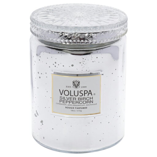 Silver Birch Peppercorn - Large by Voluspa for Unisex - 18 oz Candle Silver Birch Peppercorn - Large by Voluspa for Unisex - 18 oz Candle