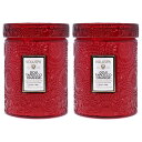 Goji Tarocco Orange - Small by Voluspa for Unisex - 5.5 oz Candle - Pack of 2