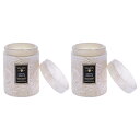 Santal Vanille - Small Kit by Voluspa for Unisex - 2 x 5.5 oz Candle
