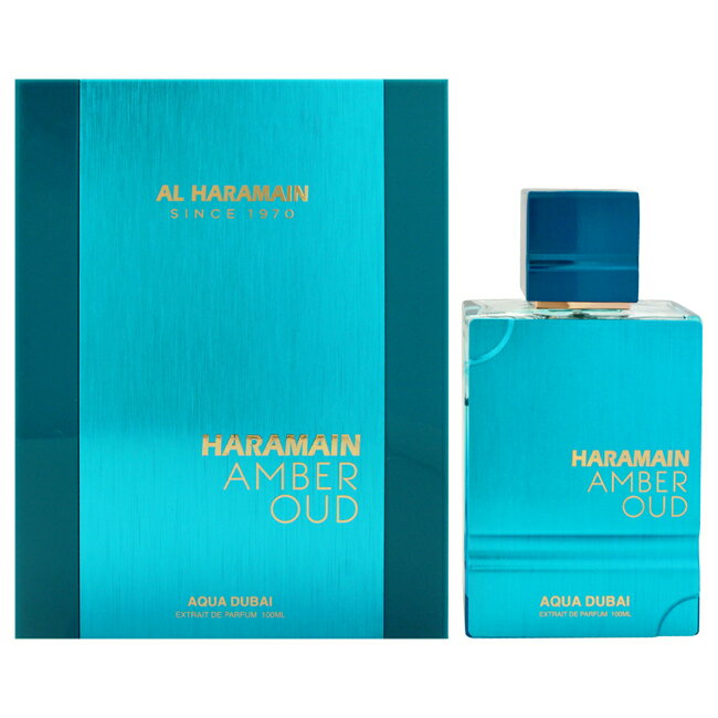楽天Swish PopAmber Oud - Aqua Dubai by Al Haramain for Men - 3.33 oz Extrait De Parfum Spray